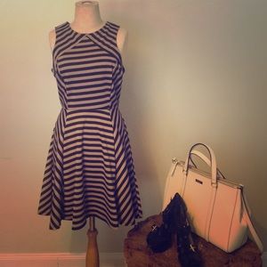 Striped Skater Dress