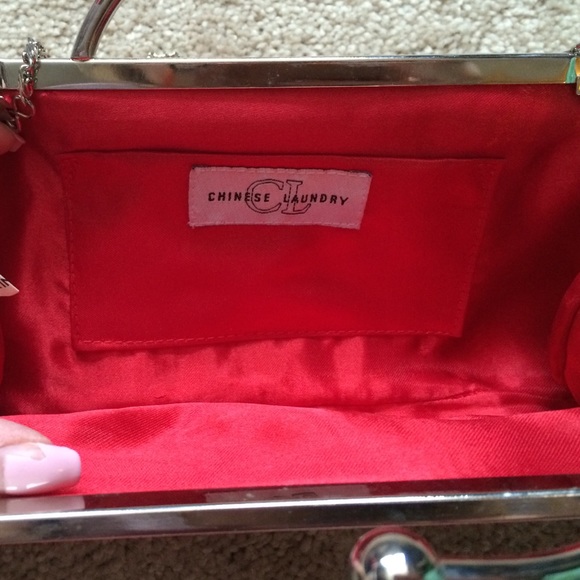 Chinese Laundry Red Clutch - Picture 2 of 4