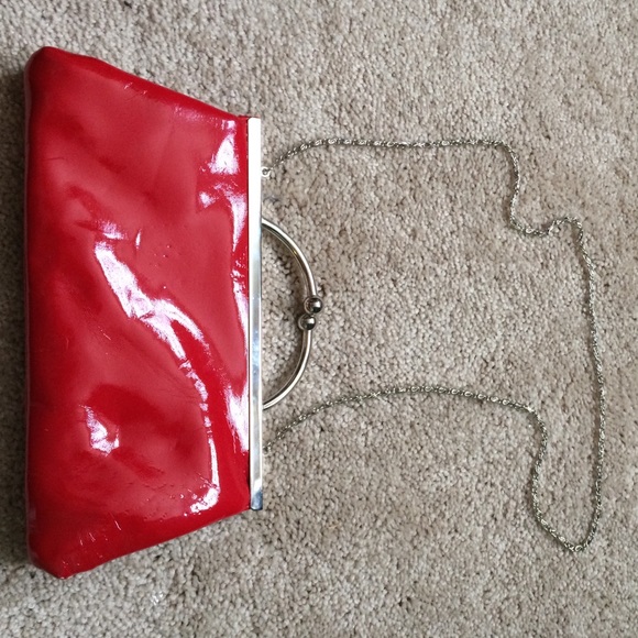 Chinese Laundry Red Clutch - Picture 3 of 4