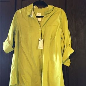 Citron button up shirt