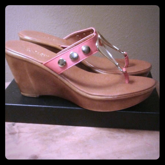 Offers welcome! MILA PAOLI peach/gold sandals