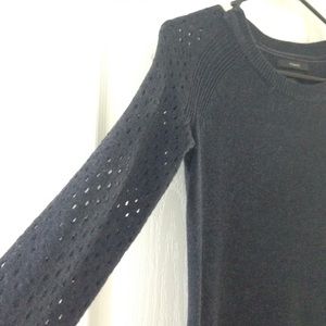 Grey Wool bodyfit sweater dress