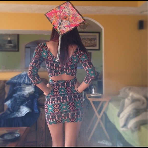 Aztec print dress from charolette russe! TRADE