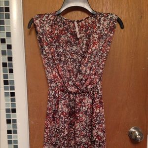 Multi color print dress