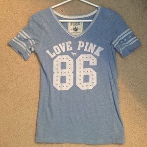 light blue PINK shirt size X-Small