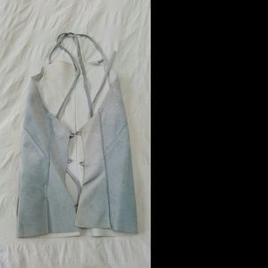 I'll is suede halter top