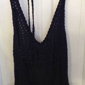 Long cotton croquet dress