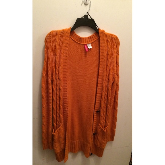 Orange Cardigan