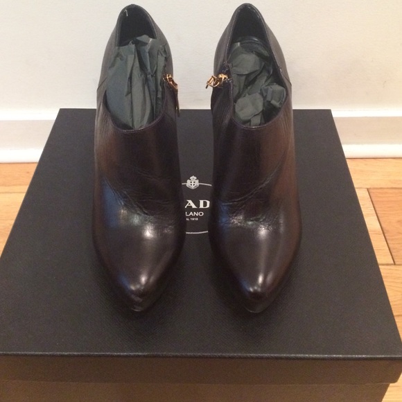 Prada black bootie.