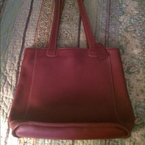 Red Vintage Coach Bag *Authentic*