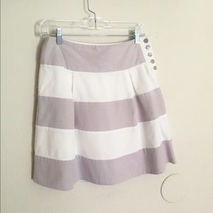Grey & White Athropologie Skirt