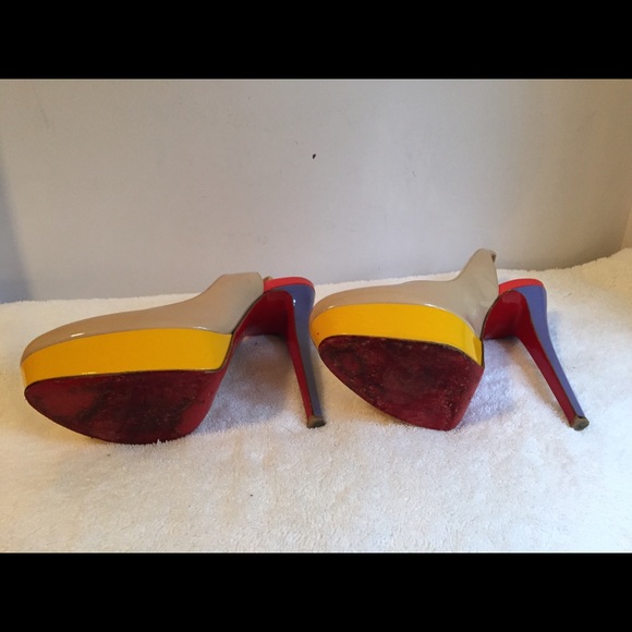 Christian Louboutin Platform Slingback Shoes - Picture 4 of 4