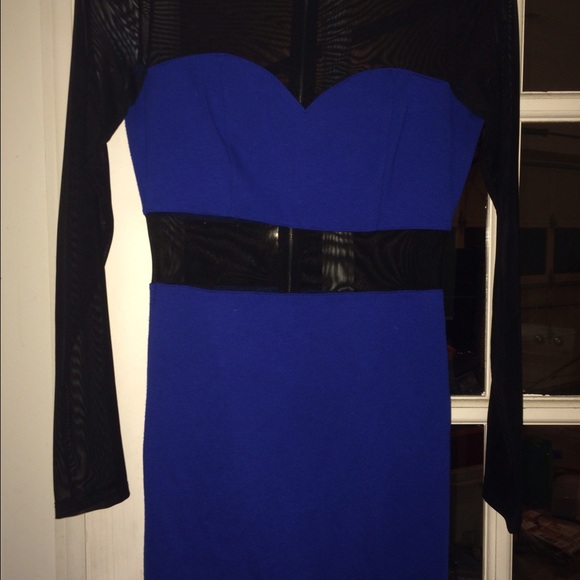 ♥️️️SOLD♥️Blue body con party/clubbing dress! - Picture 2 of 3