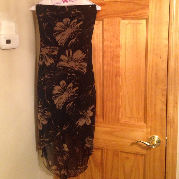 Strapless dress