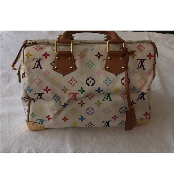 Louis Vuitton multicolor speedy - Picture 2 of 4