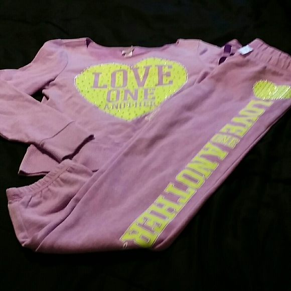 JUSTICE sweat suit!