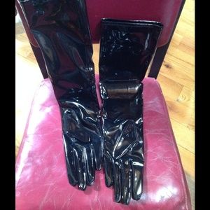 Long Black Gloves