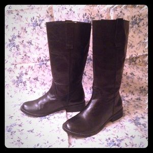 RESERVED FOR ehirshman Black Leather MIA Boots
