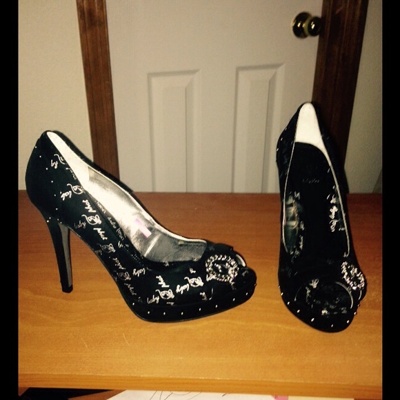 Baby Phat Peep-toe pumps