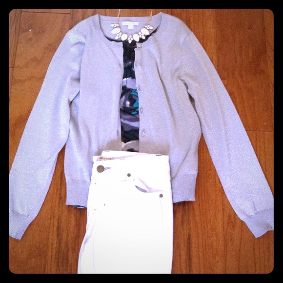NWT New York and company glittery cardigan