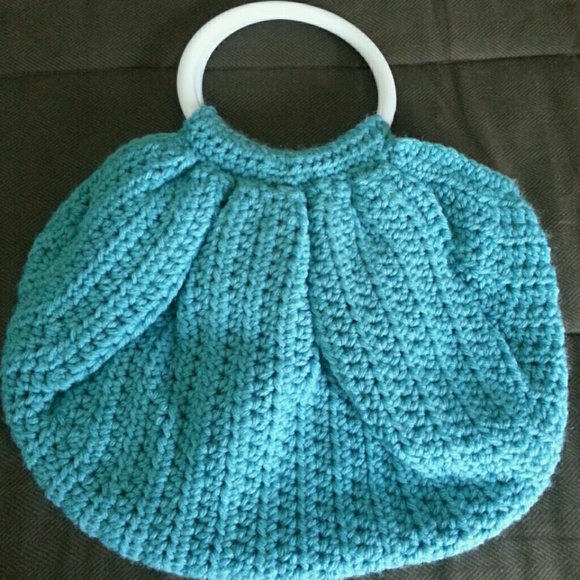 Handmade crochet handbag