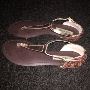 Steve Madden rose gold flats