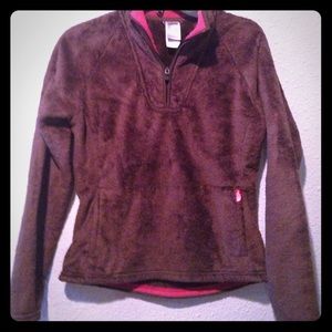 The north face fuzzy jacket excellent condition