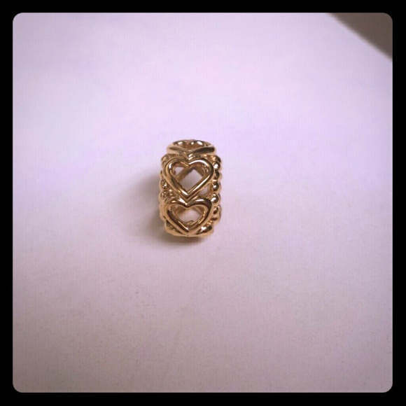 Authentic Pandora Gold Charm