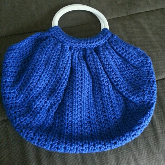 Handmade crochet handbag