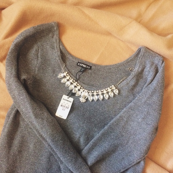 🚫SOLD🚫 sparkle sweater/top • [express] - Picture 1 of 4