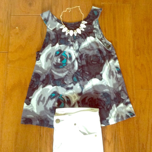 Express floral shirt