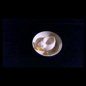 Tiffany & Co Ceramic Duck Cup and Bowl