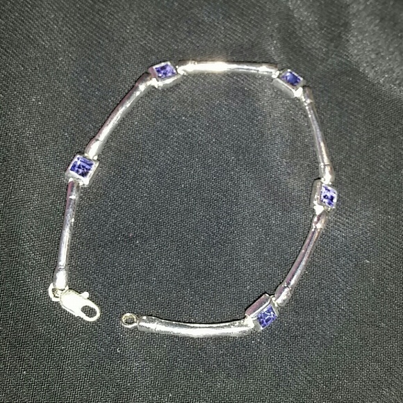 Purple stone bracelet