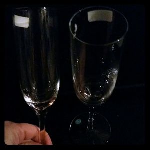 Tiffany & Co crystal toasting glasses