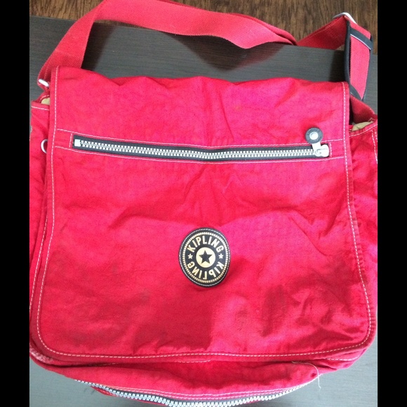 Kipling Red Messenger Bag