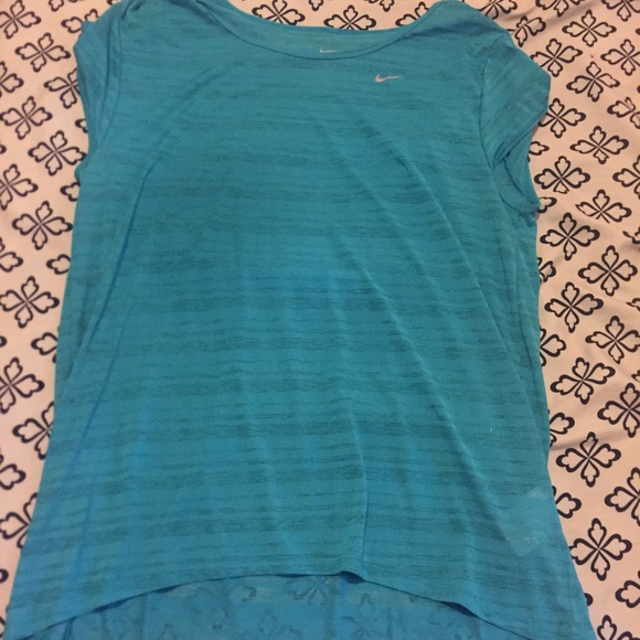 Blue nike shirt
