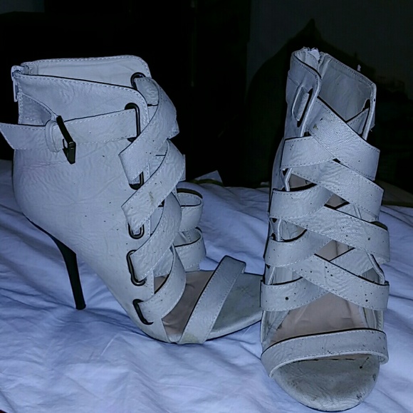 Criss cross booties
