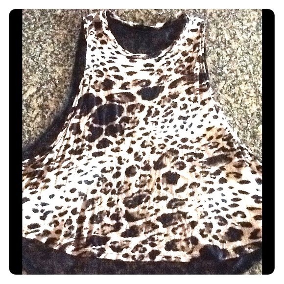 Cheetah Lace Top