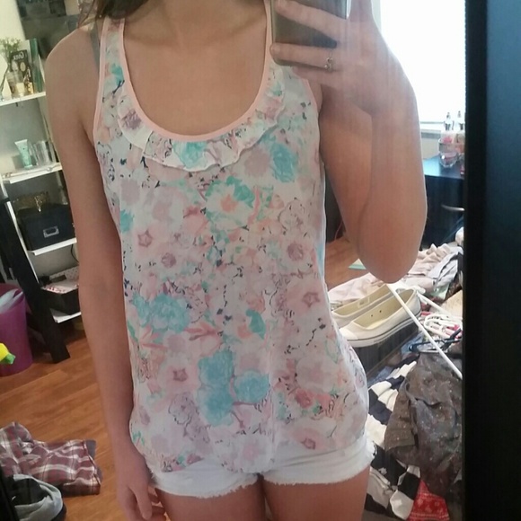 Floral Print Tank Top