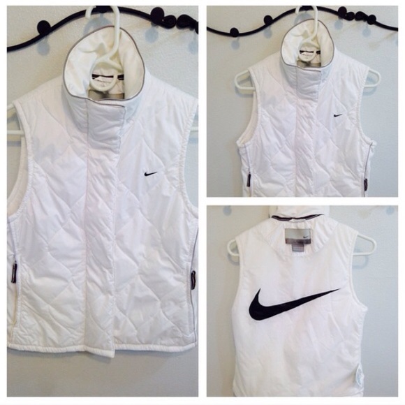 nike vest white