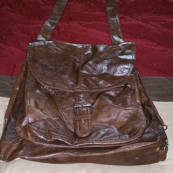 Brown Leather Purse/backpack