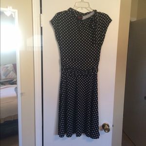 Polka dot rockabilly dress