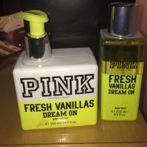 Pink Fresh Vanillas Dream On set