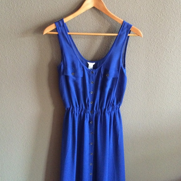 Forever 21 Blue Sheer Cover Up - Picture 2 of 3