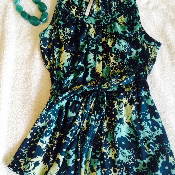 Lauren Conrad Floral Blouse