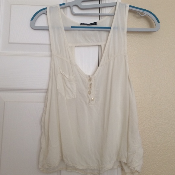 White tank top by Brandy Melville