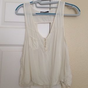 White tank top by Brandy Melville