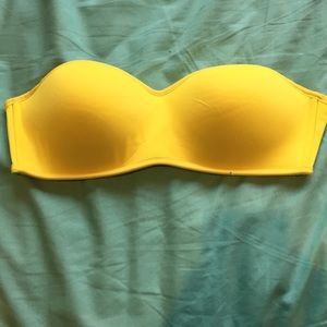 Yellow strapless bra Clearance