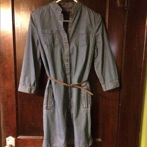 Tommy Hilfiger Denim Belted Shirt Dress