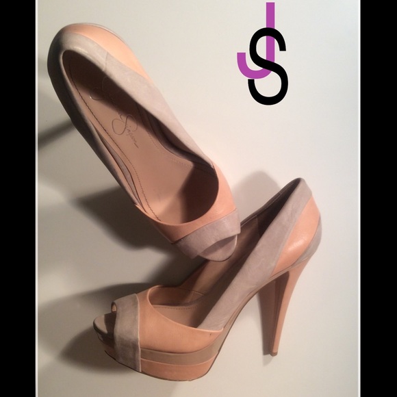 Jessica Simpson platform pumps
